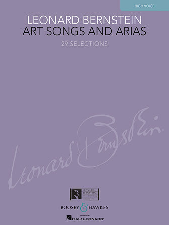 Bernstein Art Songs and Arias High Voice