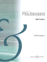 Rautavaara April Lines for Violin and Piano