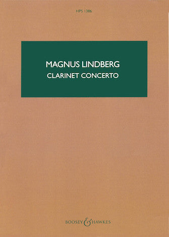 Lindberg Clarinet Concerto - Score