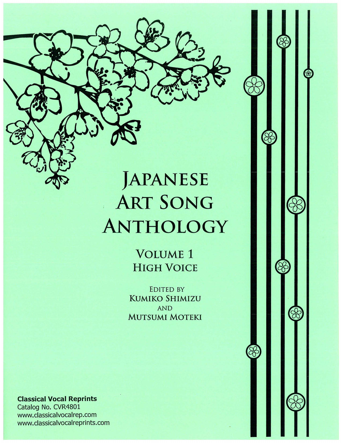 Japanese Art Song Anthology, Volume 1 High Voice
