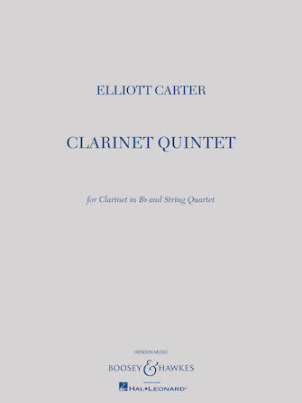 Carter Clarinet Quintet, Score and Parts