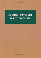 Birtwistle Night's Black Bird Study Score