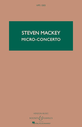 Mackey Micro-concerto Study Score