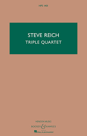 Triple Quartet - String Quartet and Tape - Hawkes Pocket Score Hps 1401