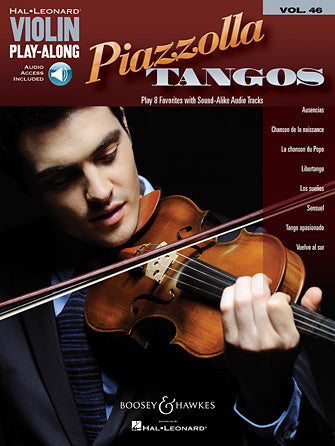 Piazzolla Tangos Violin Play-Along Volume 46