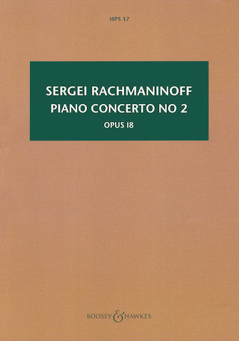 Rachmaninoff Piano Concerto No. 2 C Minor, Op. 18 Study Score