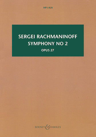 Rachmaninoff Symphony No. 2 Op. 27 - Hawkes Study Score 820