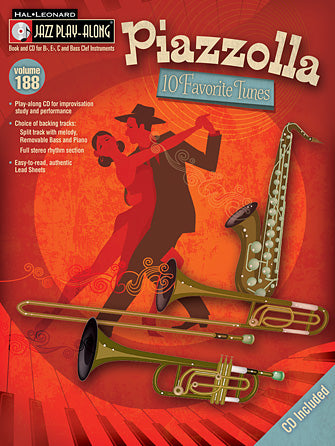 Piazzolla, Astor - Jazz Play-Along Volume 188