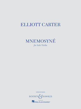Mnemosyné for Solo Violin