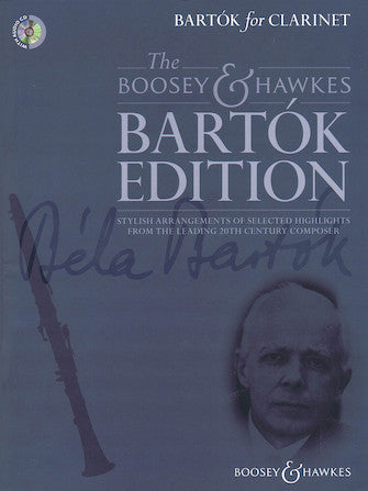 Bartok For Clarinet: Stylish Arrangements For Clarinet And Piano Bk/cd