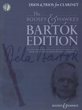 Bartok Duos & Trios for Clarinet (Book/CD)
