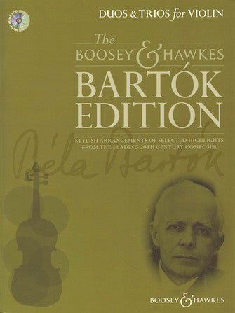 Bartok Duos & Trios for Violin (Book/CD)