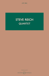 Quartet for 2 Vibraphones and 2 Pianos - Study Score