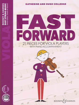 Colledge Fast Forward: 21 Pieces for Viola Players Book / Online Audio