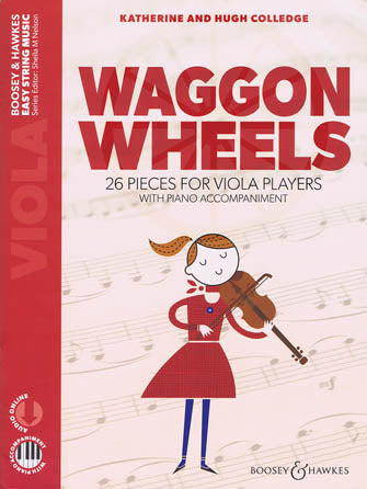 Colledge Waggon Wheels 26 Pieces for Viola Players Book / Online Audio