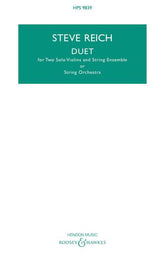 Duet For Two Violins And String Ensemble - Study Score