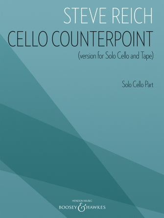 Reich Cello Counterpoint (Version for Solo Cello and Tape) Solo Cello Part