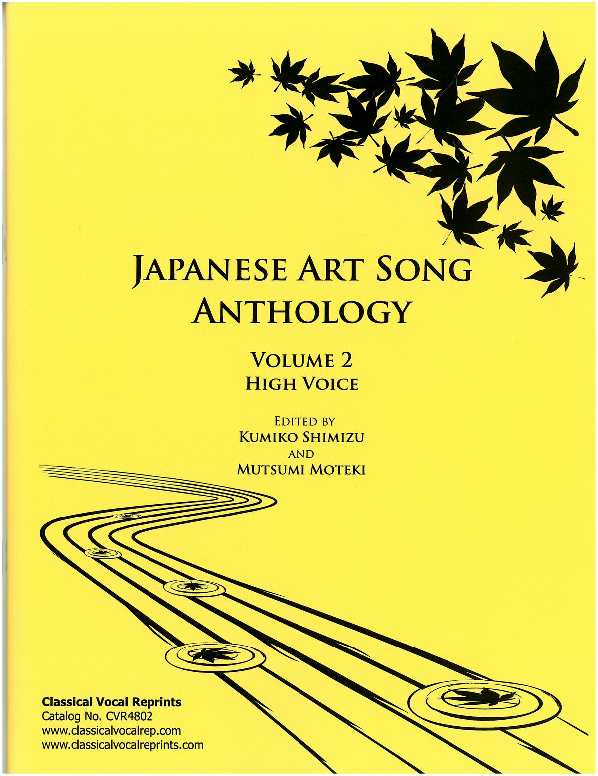 Japanese Art Song Anthology Volume 2 High Voice