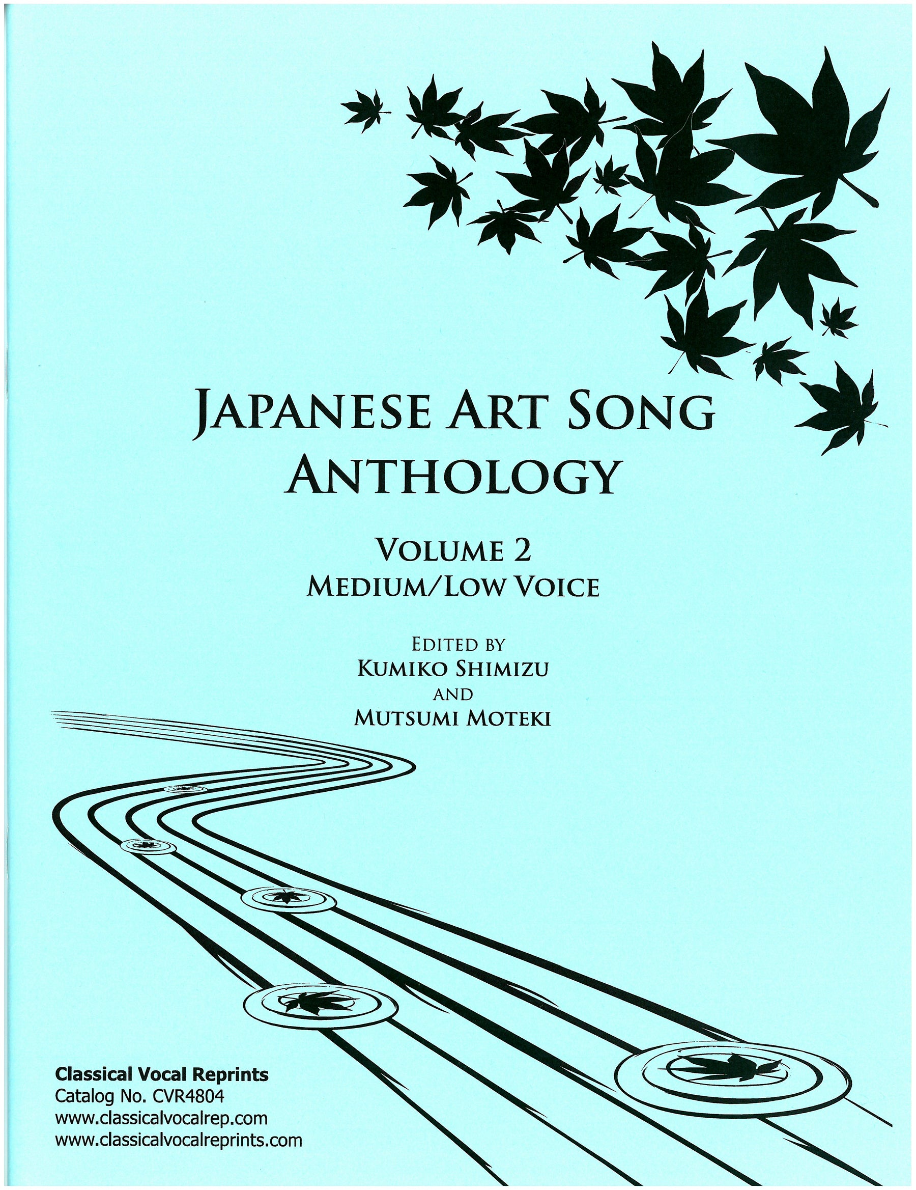 Japanese Art Song Anthology Volume 2 Medium - Low Voice