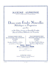Alphonse Deux cents Études Nouvelles Mélodiques et Progressives Pour Cor