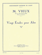 Vieux Vingt tudes pour Alto [Twenty Studies for Viola]