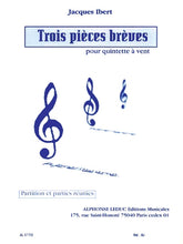 Ibert Trois Pièces brèves