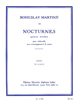 Martinu Nocturnes - No. I-II-III-IV (1-4)