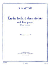 Martinu Etudes 2 violins vol 1