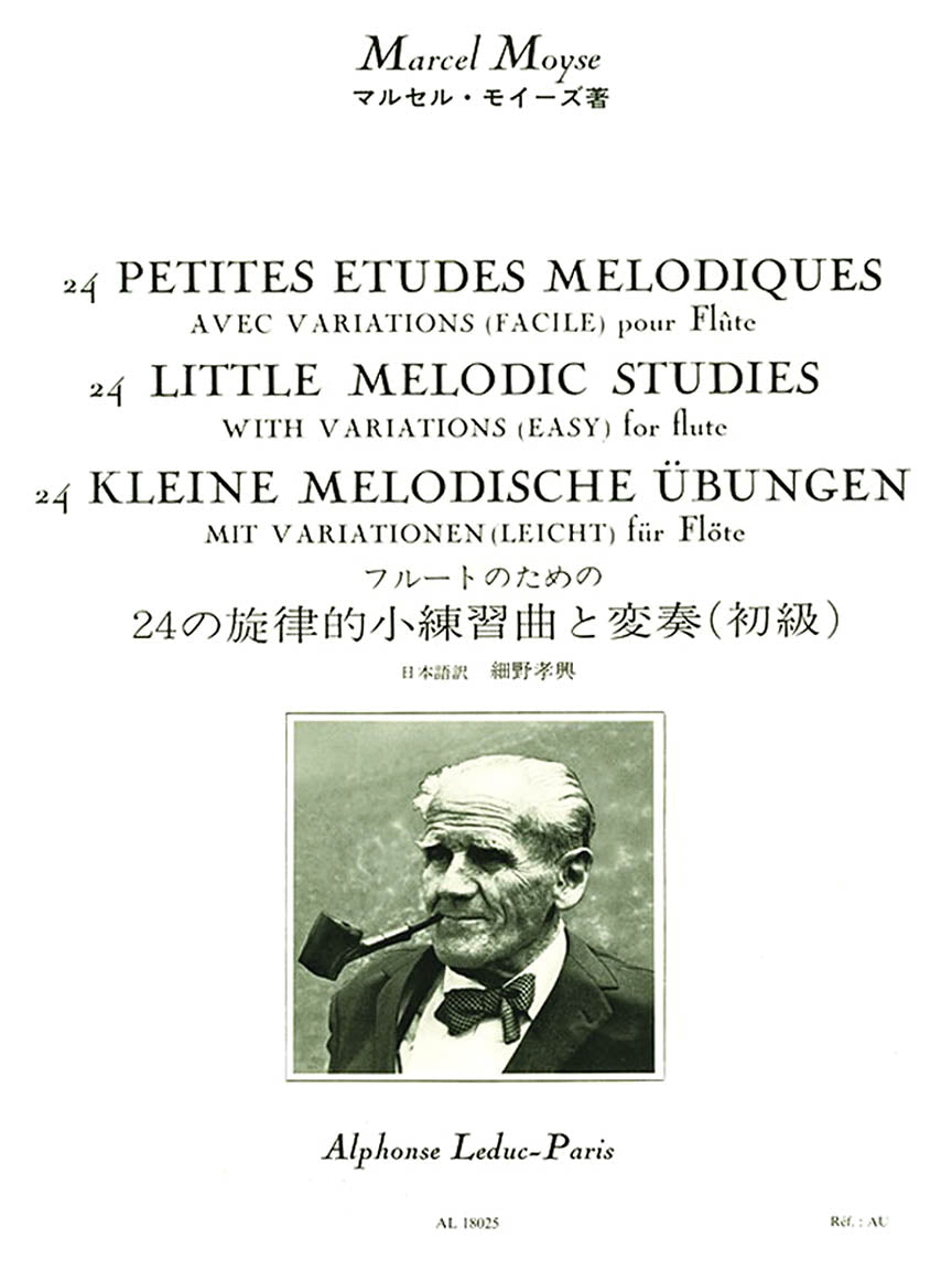 Moyse 24 Petites Etudes Melodiques Avec Variations Flute Traversiere