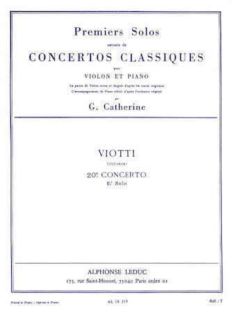 Solo No. 1 from Concerto No. 20