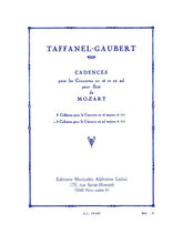 Taffanel-Gaubert Cadenzas for Mozart's Flute Concerto in G Major