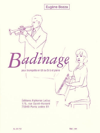 Bozza Badinage (Trumpet and Piano)