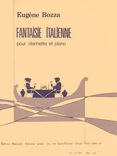 Bozza Fantaisie Italienne for Clarinet and Piano