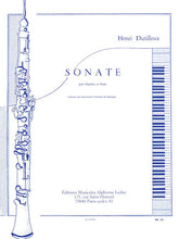 Dutilleux Sonate Hautbois Et Piano