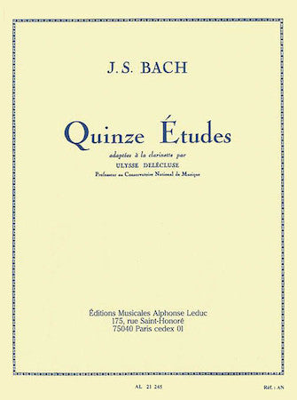 Bach/Delecluse 15 Etudes Clarinette
