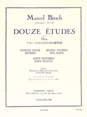 Bitsch Twelve Flute Studies (flute)