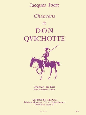 Ibert Chanson Du Duc Don Quichote
