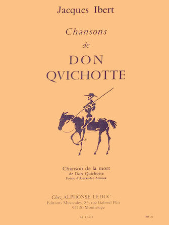 Ibert Songs Of Don Quichotte (song Of Death)