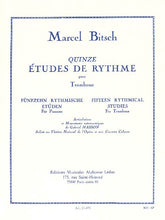 Bitsch Fifteen Rhythmical Studies For Trombone