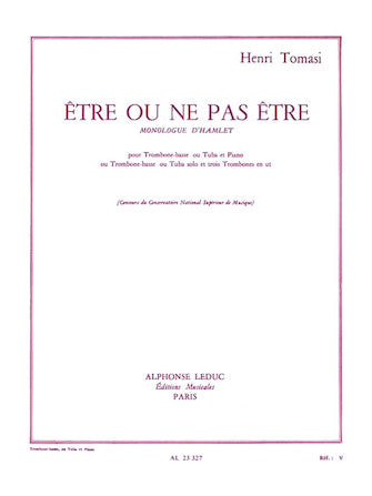 Tomasi Etre Ou Ne Pas Etre (tuba & Piano)
