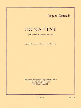 Casterede Sonatina (tuba/saxhorn And Piano)