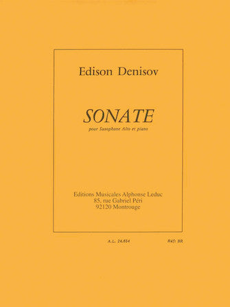 Edison Denisov - Sonate Pour Saxophone Alto Et Piano
