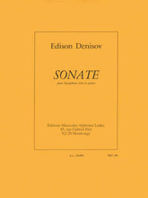 Edison Denisov - Sonate Pour Saxophone Alto Et Piano