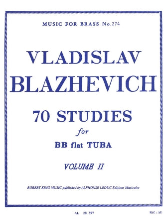 Blazhevich 70 Studies for Bb Tuba - Vol. 2