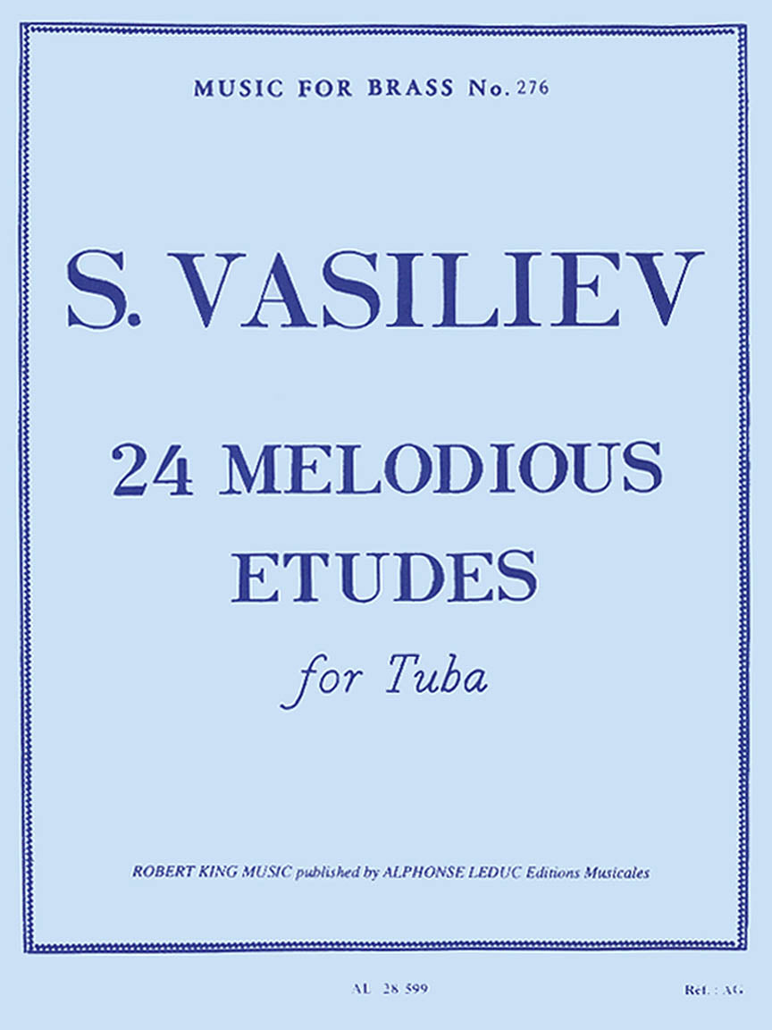 Vasiliev 24 Melodious Etudes (tuba)