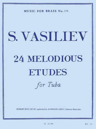 Vasiliev 24 Melodious Etudes (tuba)