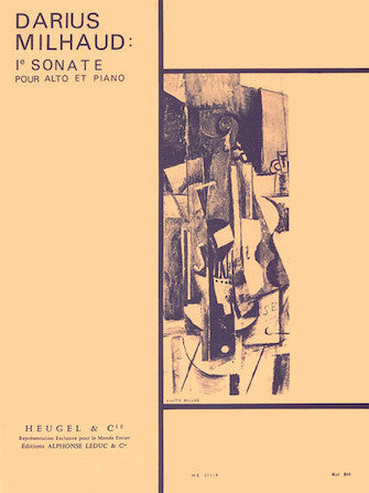 Milhaud First Sonata For Viola And Piano