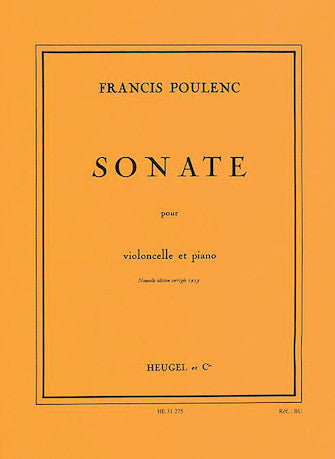 Poulenc - Sonate Pour Violoncelle Et Piano