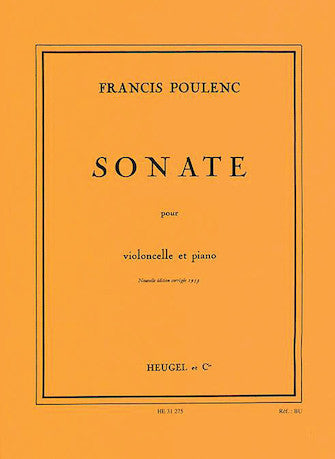 Poulenc - Sonate Pour Violoncelle Et Piano