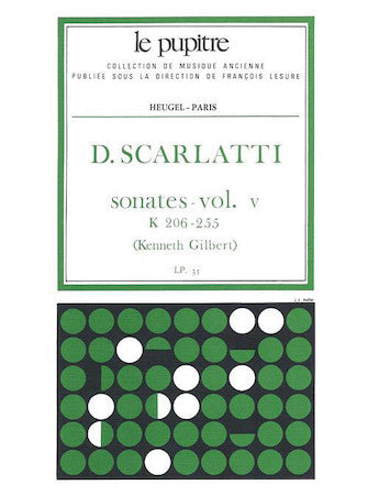Oeuvres Completes Pour Clavier Volume 5 Sonates K206 A K255 (lp35)